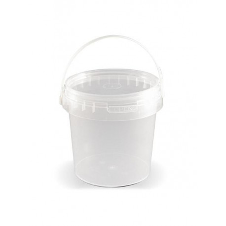 T4W Plastic bucket with lid / 1L