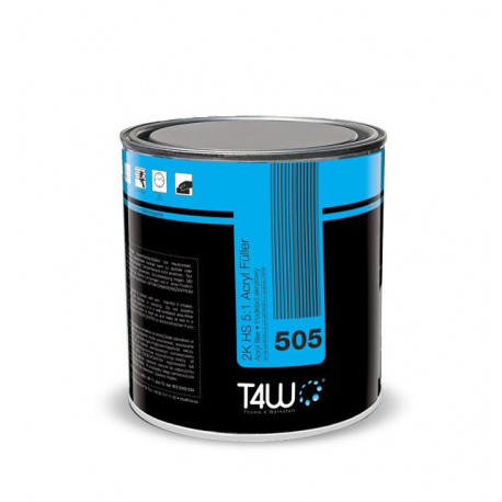T4W 505 Acrylic primer 2K 5:1 black / 2.5L
