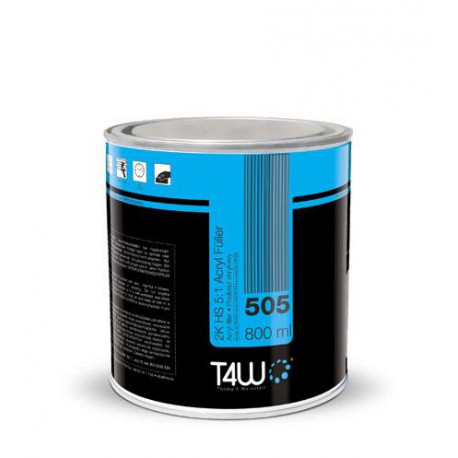T4W 505 Acrylic primer 2K 5:1 black / 0.8L