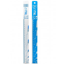 T4W Aluminium paint mixing stick ruler 2:1/3:1