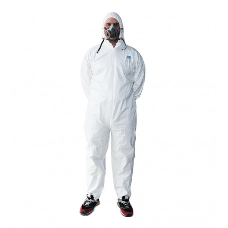 Disposable protective coverall 5/6 size M