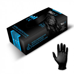 T4W Disposable Nitrile Gloves black / size: M