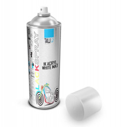 T4W White acrylic paint mat Spray / 400 ml