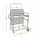 T4W Universal mobile painting trolley rack