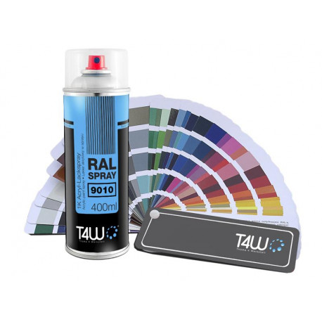 T4W 1K acrylic coat spray RAL 9010 / 400ml