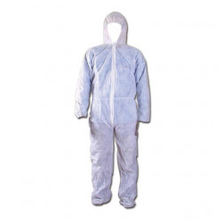 BLUE-CAR Disposable Overall with Hood / size XXL