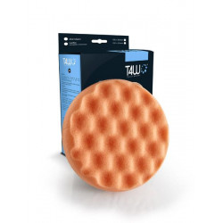 T4W Polishing sponge waffle 150×25mm velcro orange