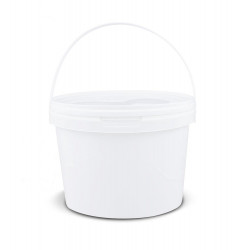 T4W Plastic bucket with lid / 10L